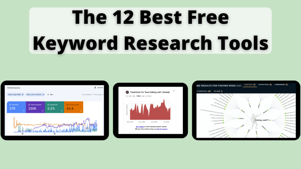 The 12 Best Free Keyword Research Tools.